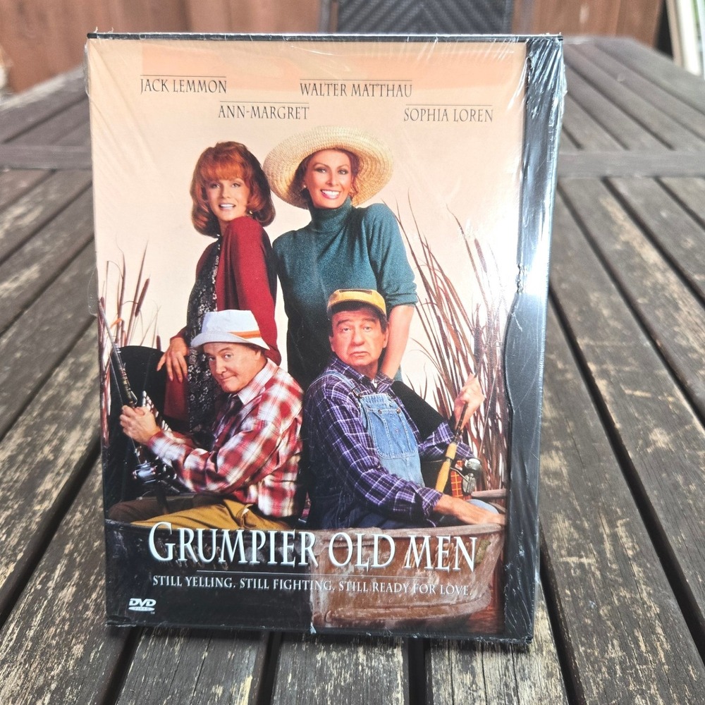 Grumpier Old Men DVD Jack Lemmon Walter Matthau Vintage 1997 Sealed‎ Comedy